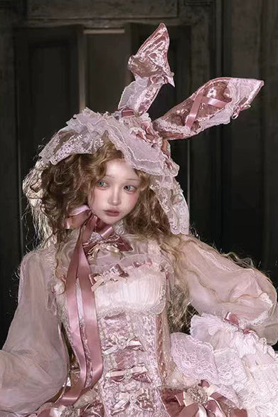 【4月8日予約締切】スウィートロリータバニーシリーズうさ耳ハット＋アクセサリー