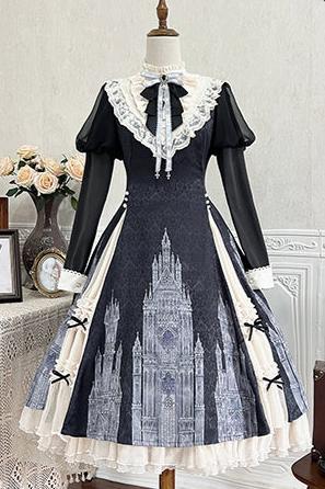 [Reservation deadline on October 22] Church Bell Elegant Gothic Classical Dress