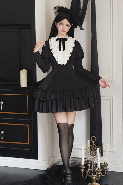 [Reservations] Gothic Doll Ruffle Lolita Little Dress