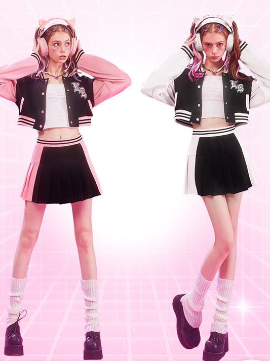 Astro Short Varsity Jacket + Skirt Setup