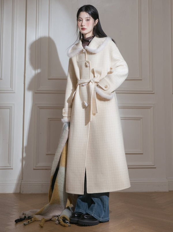 ロマンチックミルキーイエローロングコート