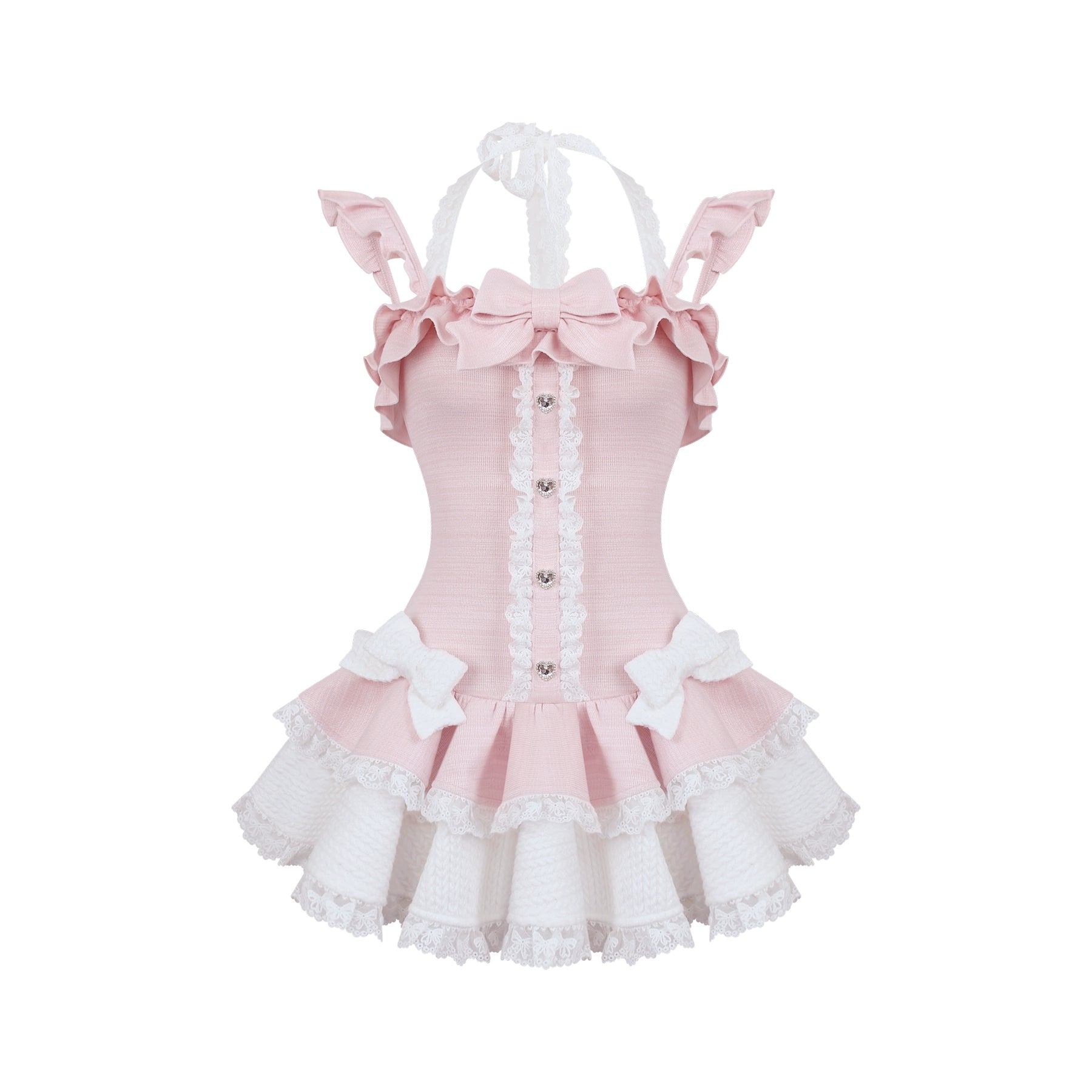 Sweet Cherry Short Cardigan + Dress + Inner Pants – Belchic
