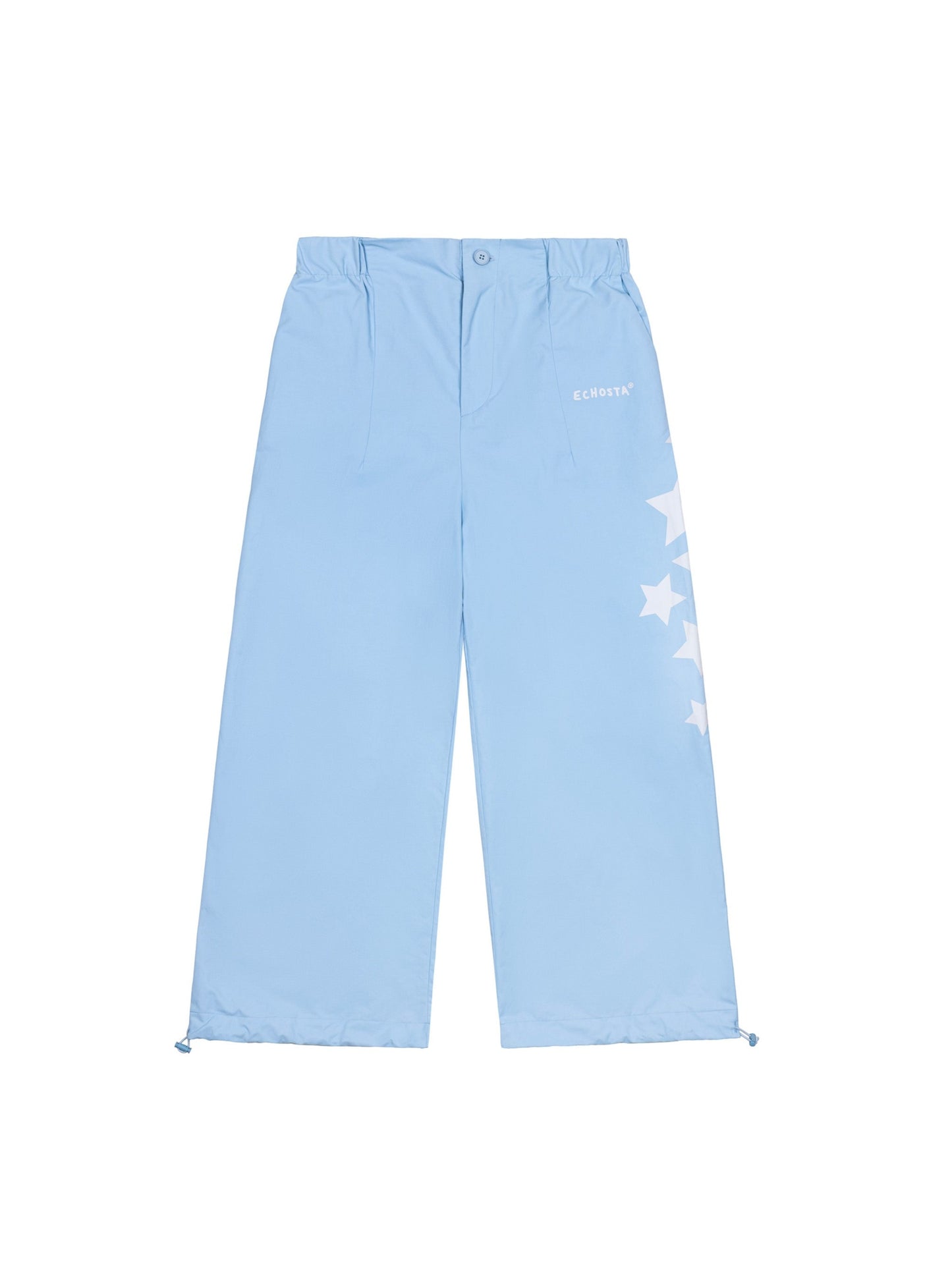 Side Star Design Wide Pants