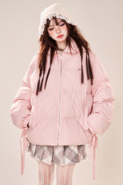 Peach Panna Cotta Cotton Jacket