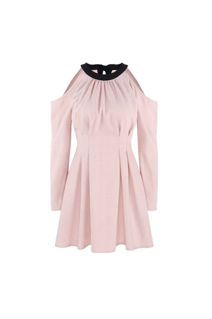 スイートキュートピンクフリルドレス