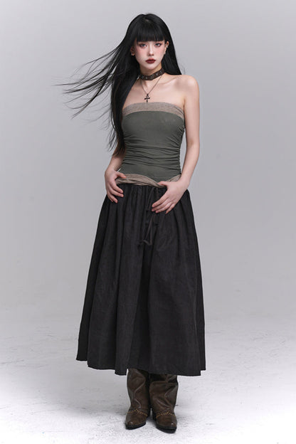 Mode Tube Top Waist Dress