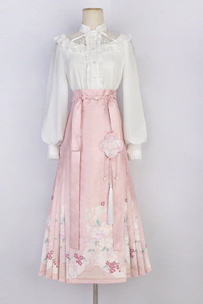 フラワーメッセンジャーハンフゥスカートセット