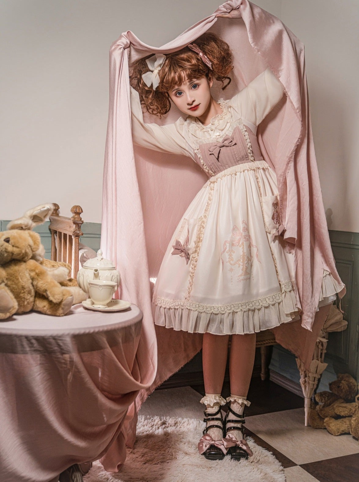 Sweet Bear Ribbon Sass Skirt