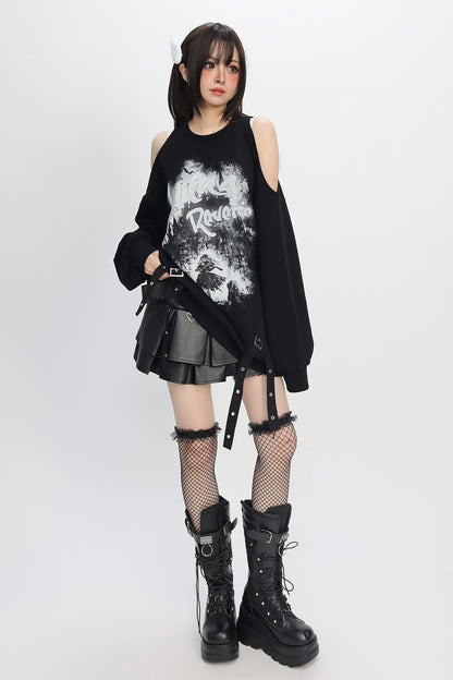 オフショルダールーズベルトトップス