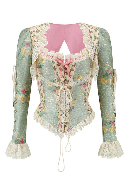 Fabric French Corset Top