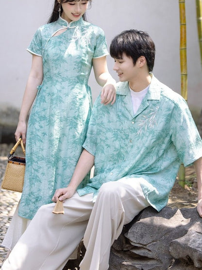 Chinese Summer Shirt×Summer Camisole Dress