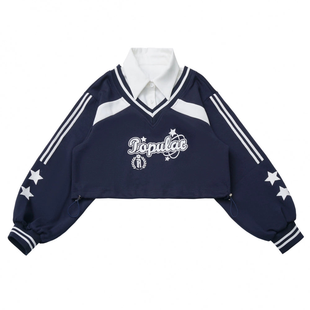 American College Sweatshirt + Tie + Pants + Skirt