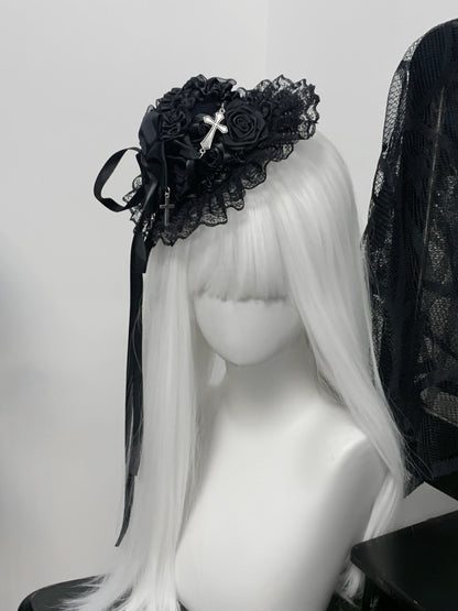 1Gangster Inn Original Handmade Top Hat Lolita Gothic Headwear Subculture Dark Yuu