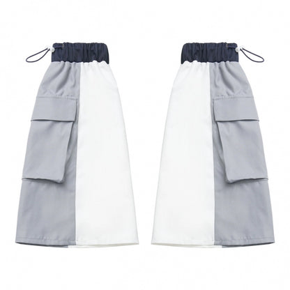 サブカルカーゴショートコート+ジャンパースカート+スカート +レッグウォーマー