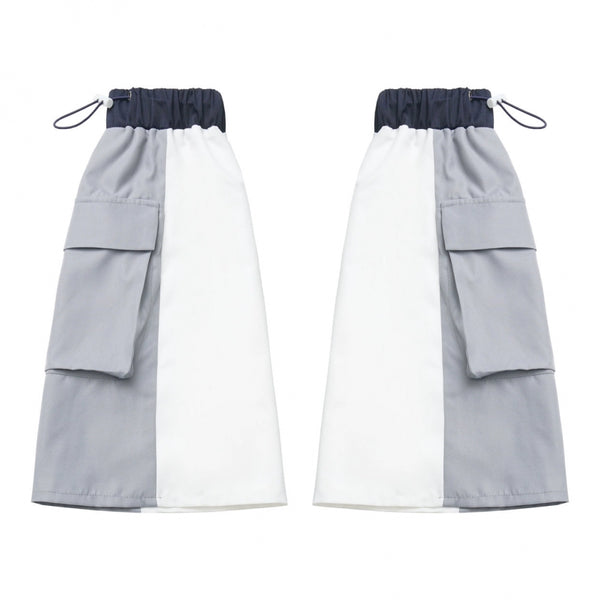 サブカルカーゴショートコート+ジャンパースカート+スカート +レッグウォーマー