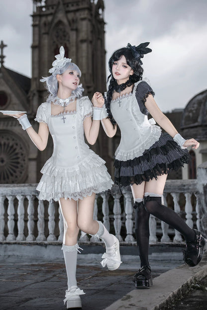 天使と悪魔のナイトドールロリータセット