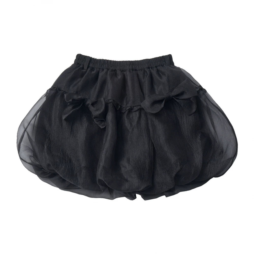 Completo stile bambola soffice con nastri trasparenti