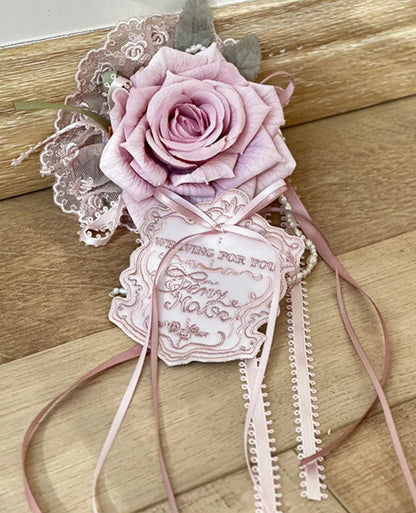 [Vorbestellfrist 22. Juni] Accessoires der Serie mit floraler Stickerei (nur für Käuferinnen des Kleides)