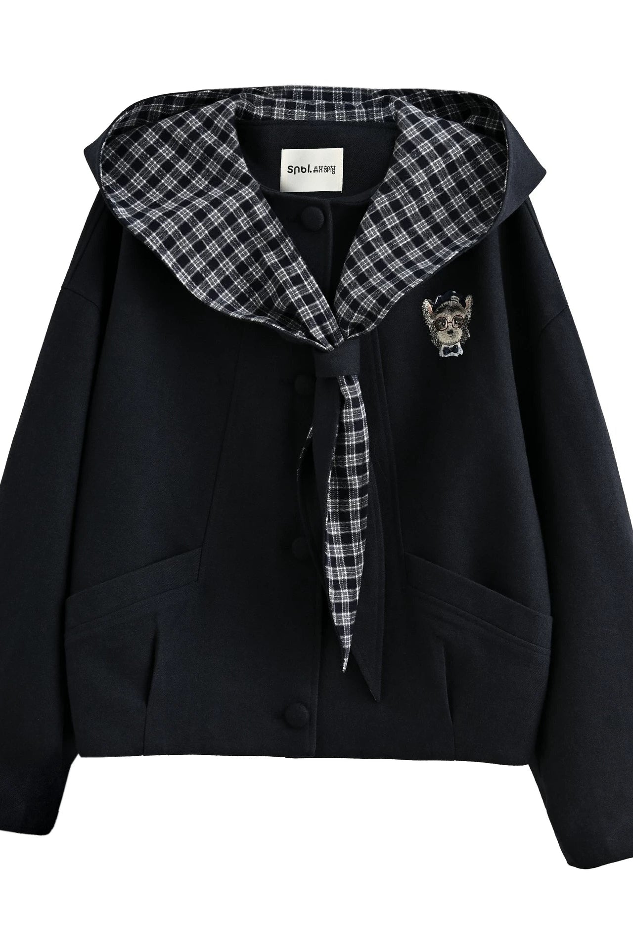 Tribal Patchwork Hooded Jacket