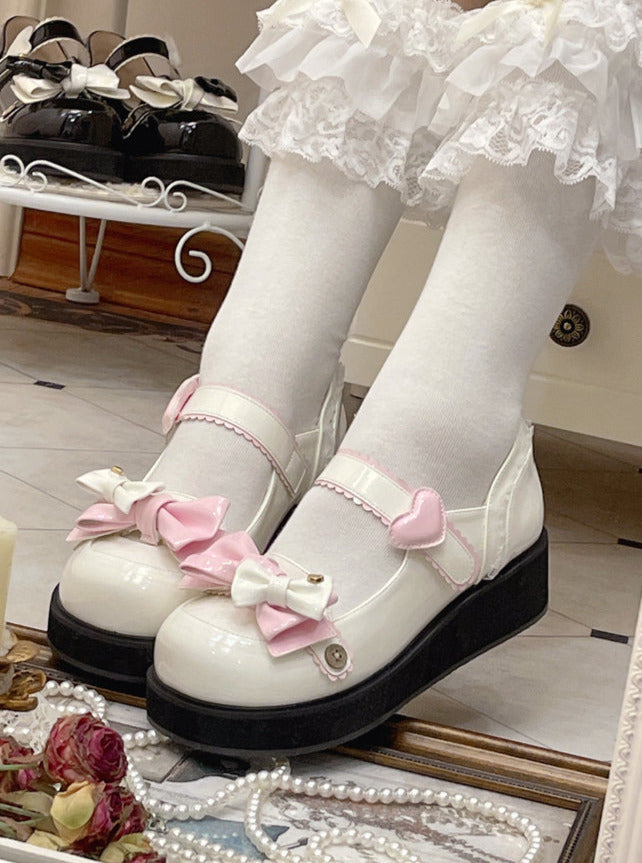 Round Toe Lolita Princess Platform Shoes