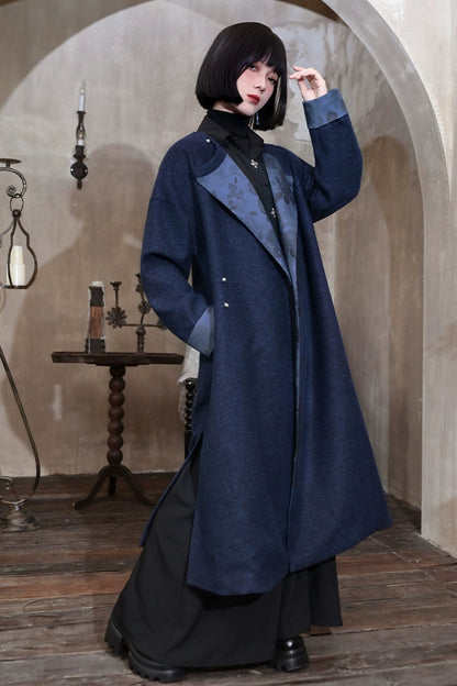 China Robe Wool Long Jacket