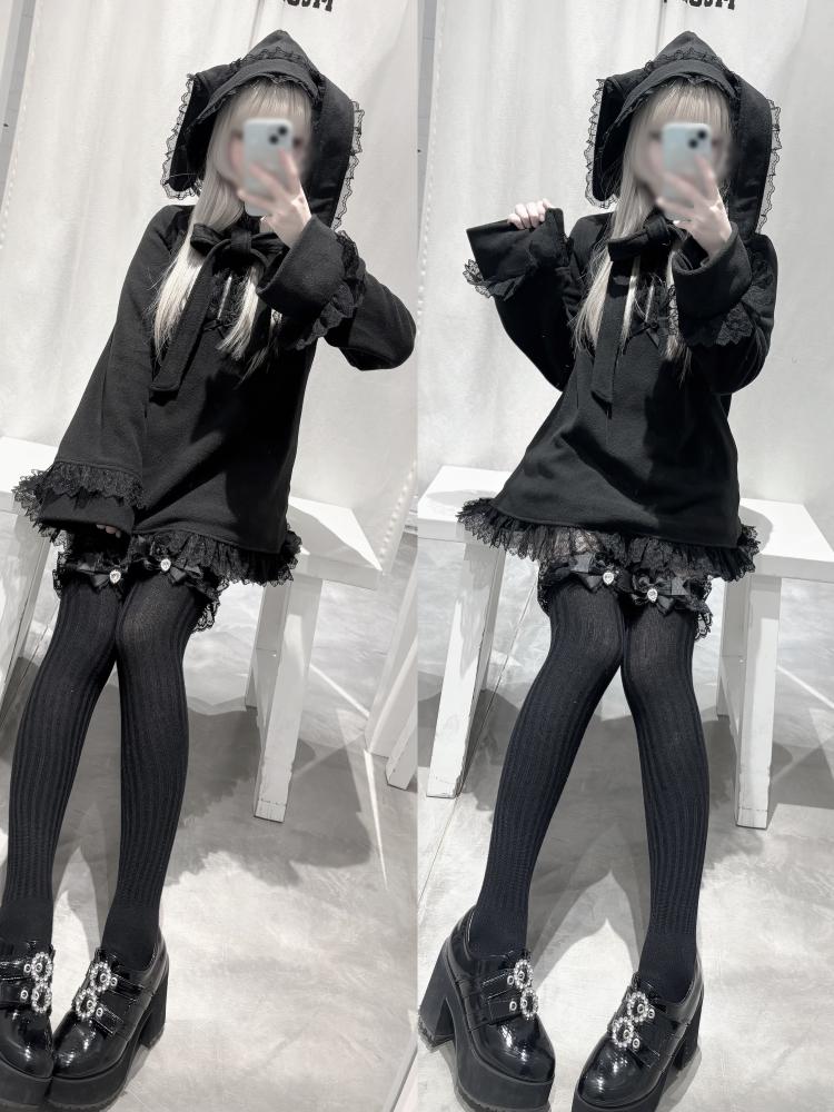 Rabbit Ear Hooded Sweatshirt