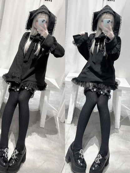 Rabbit Ear Hooded Sweatshirt