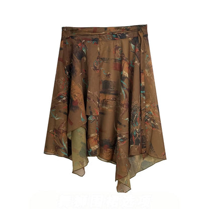 Lagenlook-Set mit weiter Hose im China-Stil