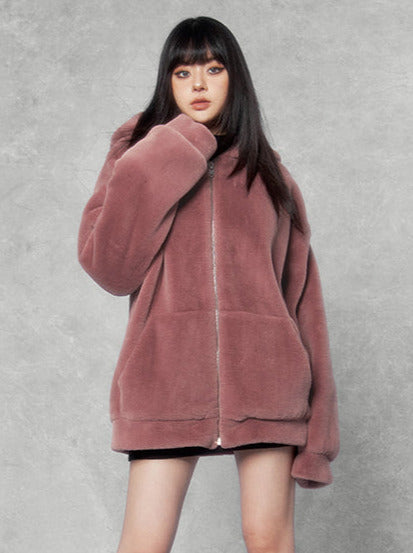 Dry Rose Loose Foody Plash Firth Wet Jacket