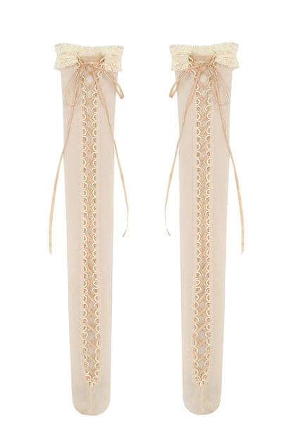 レースアンティークエレガントリボンスカート