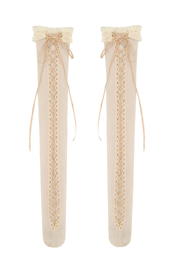 レースアンティークエレガントリボンスカート