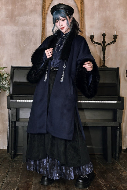 ゴールドスレデッドフリースコート