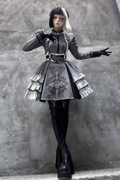 [Deadline for reservation: February 23rd] Mechanical Cyberpunk Future Technology Maid Dress