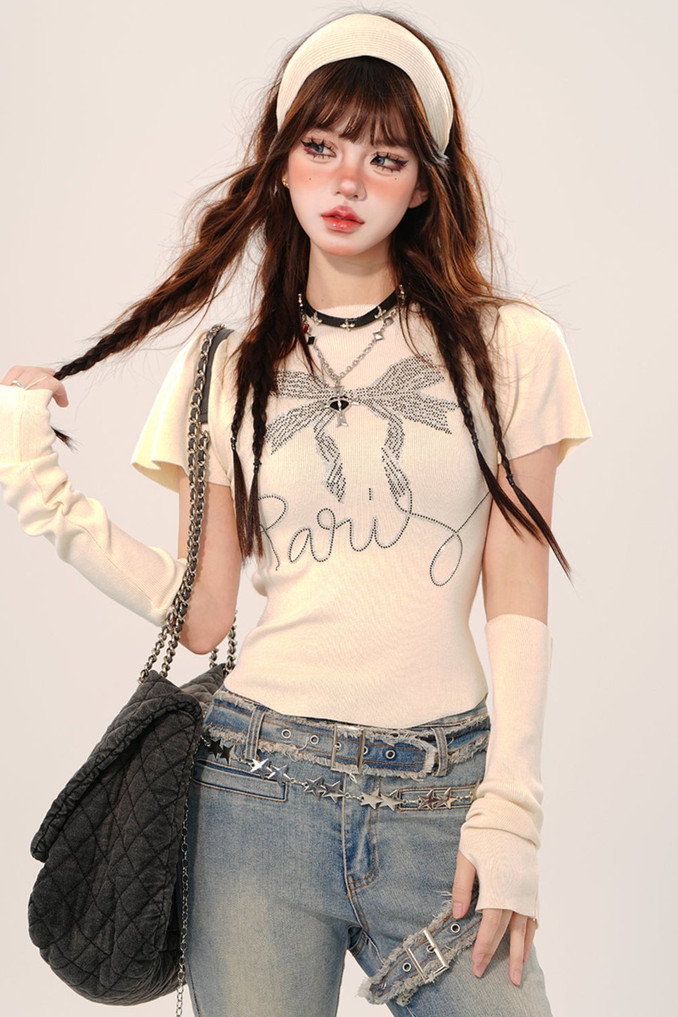 Sweet Bave Slong Sleeve Base T -shirt