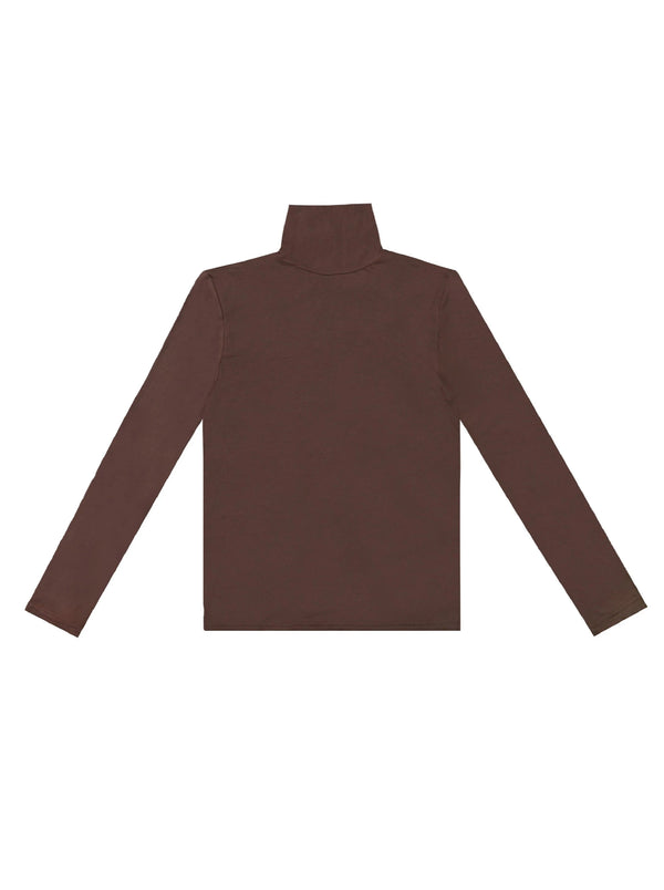 Slim High Neck Sweet Tops