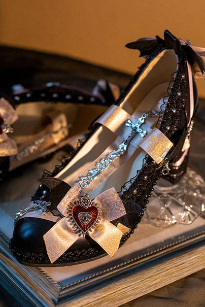 Halloween Dark Gothic Magic Mirror Lolita Heels