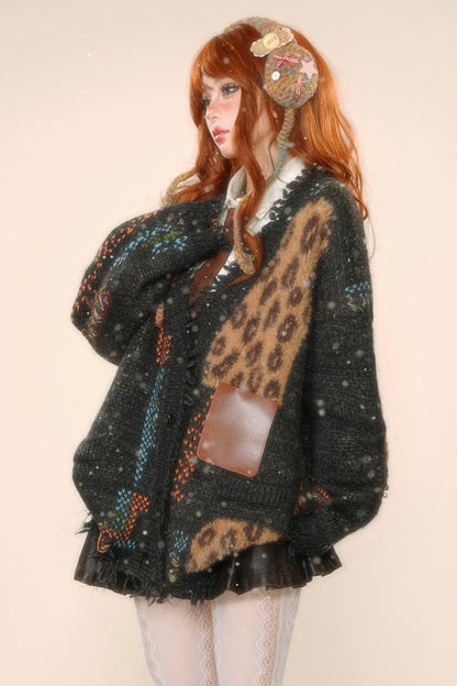 Leopard Printrose Patchwork Workwater Water Jacket