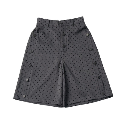 Monochrome Star Dot Shorts Set