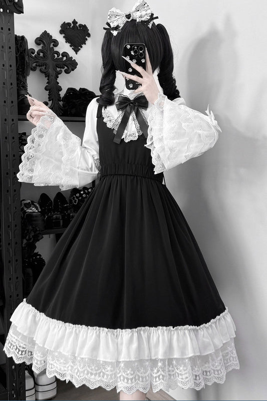 Moonlight Mermaid Lace Shirt and Dress Set-Up