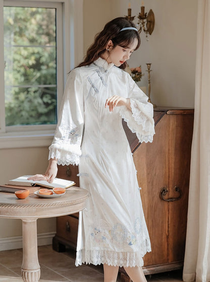 China Retro Long Dress