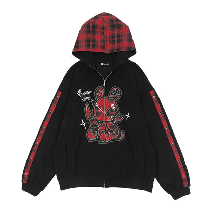 Dark mode loose parka