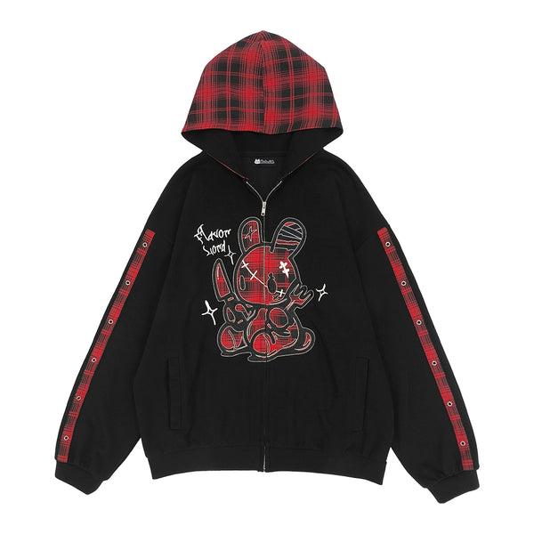 Dark mode loose parka