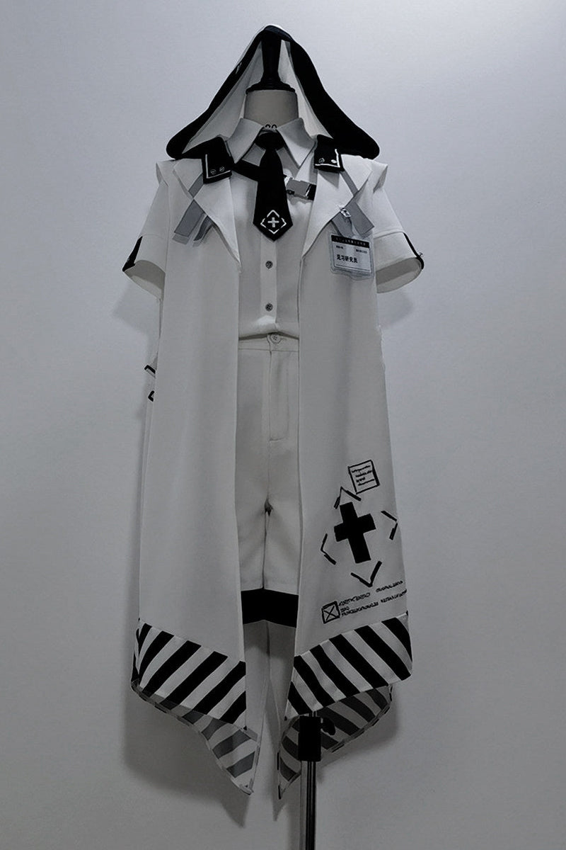Virtual Military Cool Handsome Shirt Short Pants Cape Set