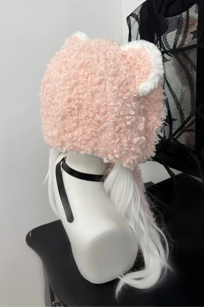 Snow Bear Fur Hat