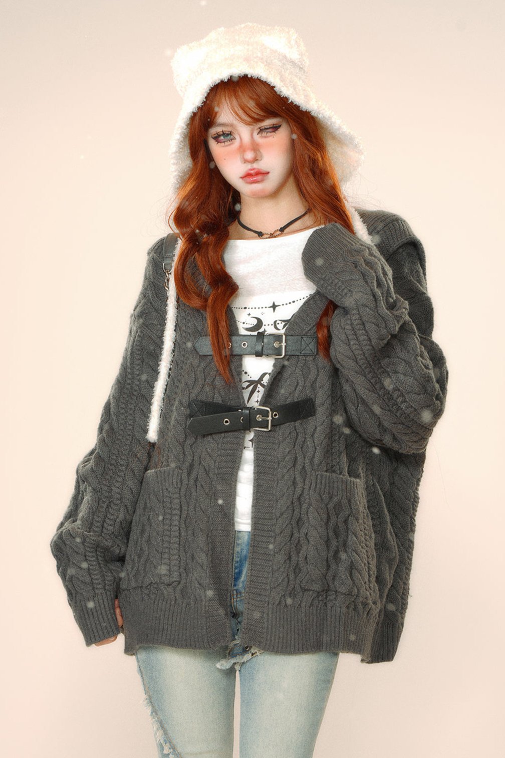 Mocharuse Korean color sweat jacket