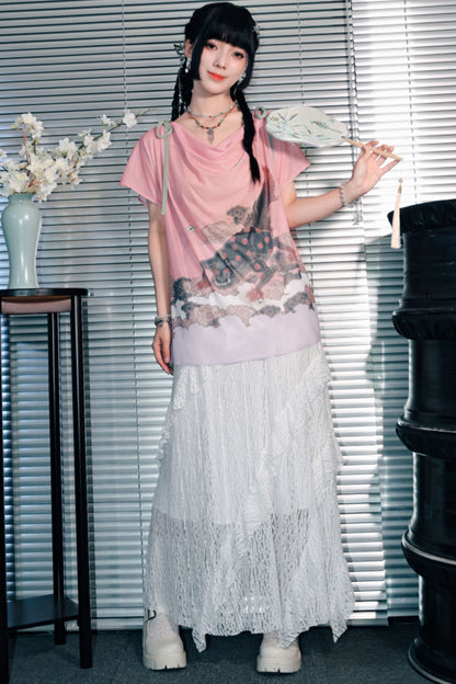 Pinky Japanese China Tops