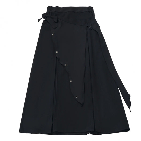 Striped Hooded Top + Long Skirt