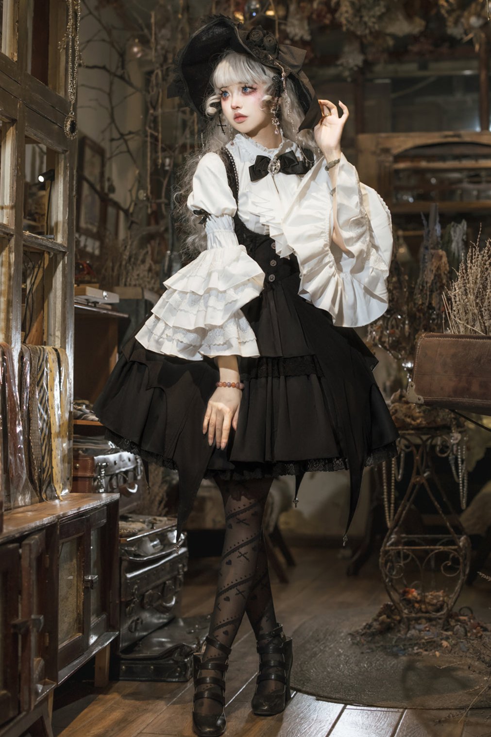 Gothic Lolita Witch Dress Set-Up