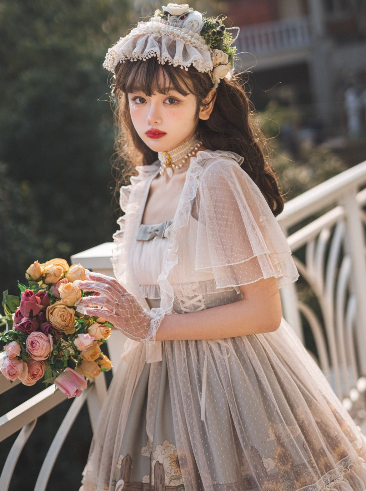 Lolita Princess Rabbit Daily Light Elegant Sweetheart Dress