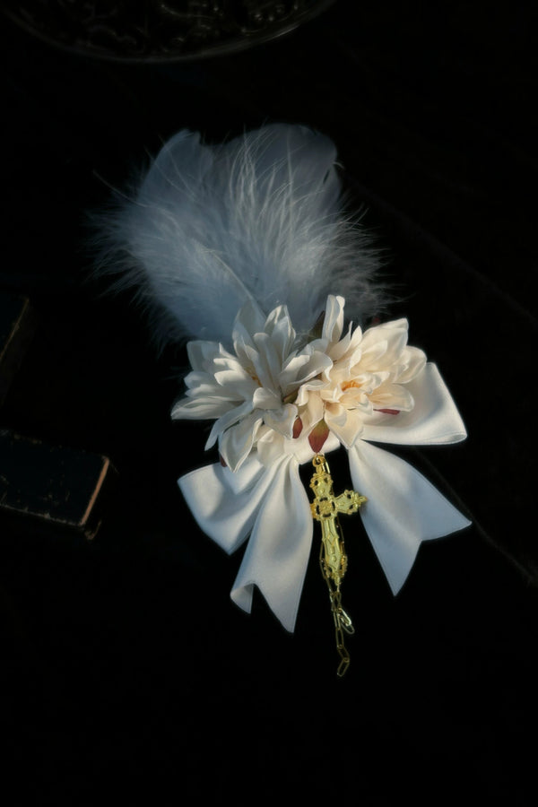 【予約商品】ゴシックロリータハット+ネックレス+ブローチ